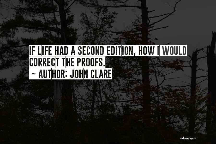 A Second Quotes By John Clare