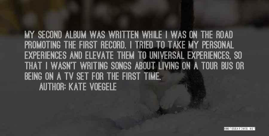 A Second Quotes By Kate Voegele