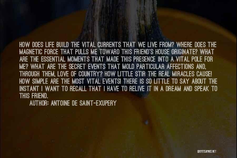 A Secret Friend Quotes By Antoine De Saint-Exupery