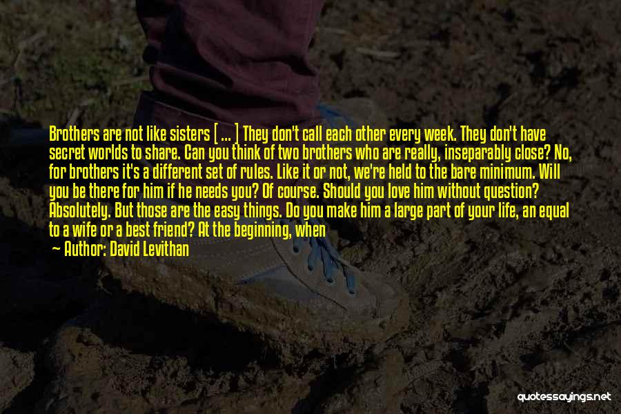 A Secret Friend Quotes By David Levithan