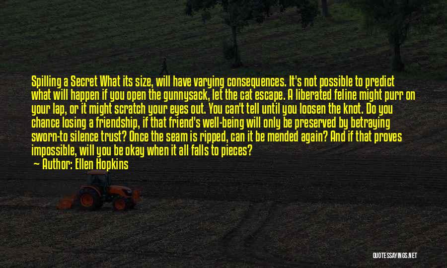 A Secret Friend Quotes By Ellen Hopkins