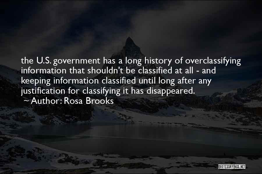 A Secret History Quotes By Rosa Brooks