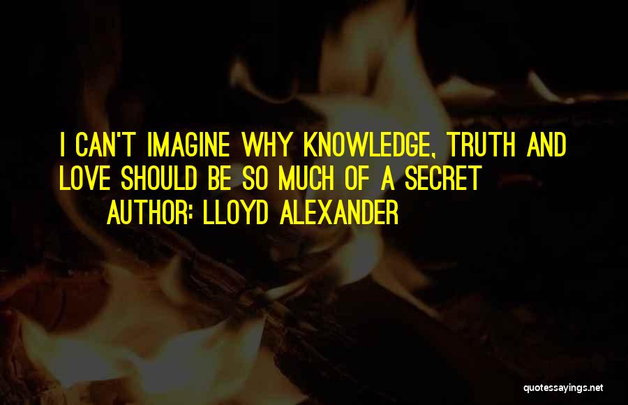 A Secret Love Quotes By Lloyd Alexander