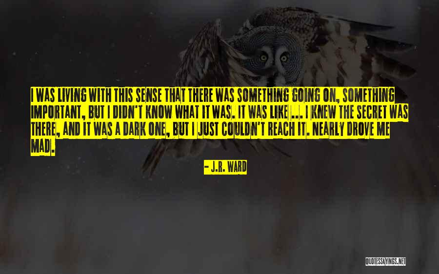 A Secret Lover Quotes By J.R. Ward A Secret Lover Quotes By J.R. Ward