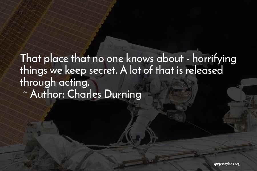 A Secret Place Quotes By Charles Durning