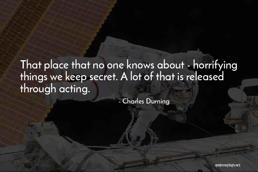 A Secret Place Quotes By Charles Durning