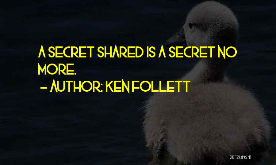 A Secret Shared Quotes By Ken Follett