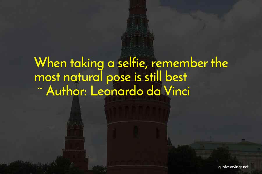 A Selfie Quotes By Leonardo Da Vinci