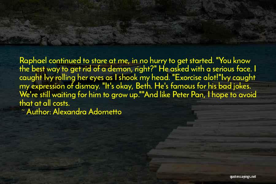 A Serious Face Quotes By Alexandra Adornetto