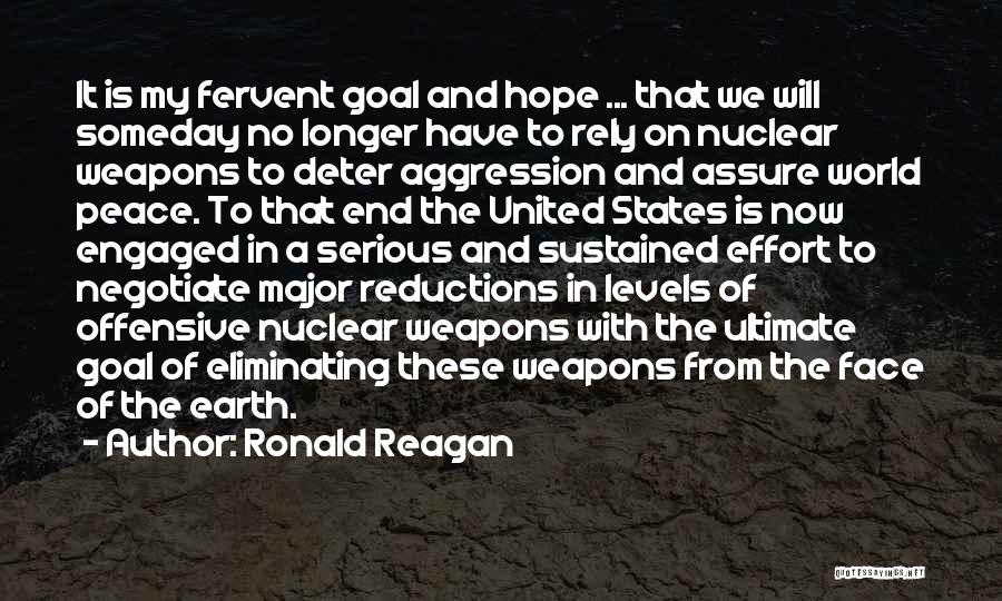 A Serious Face Quotes By Ronald Reagan