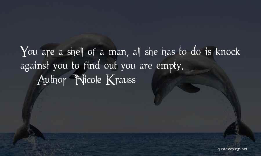 A Shell Quotes By Nicole Krauss