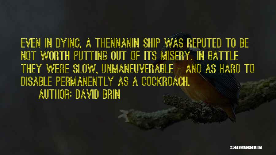 A Ship Quotes By David Brin