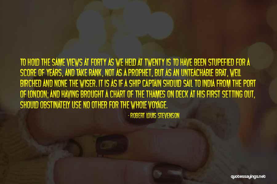 A Ship Voyage Quotes By Robert Louis Stevenson A Ship Voyage Quotes By Robert Louis Stevenson