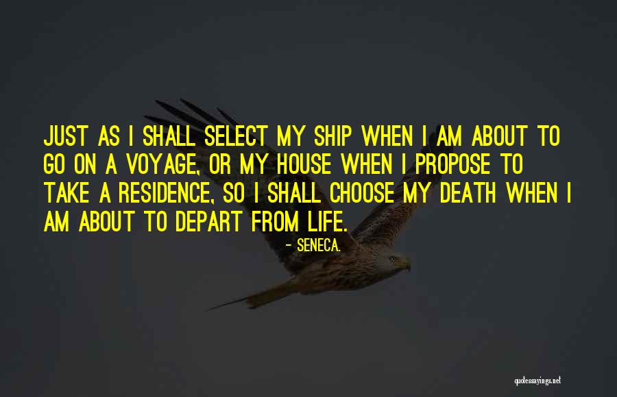 A Ship Voyage Quotes By Seneca. A Ship Voyage Quotes By Seneca.