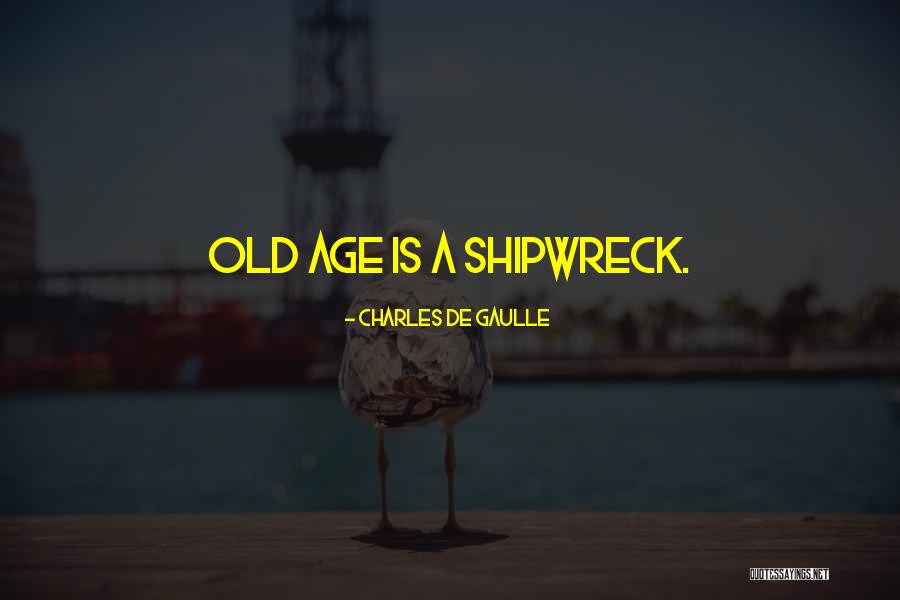 A Shipwreck Quotes By Charles De Gaulle A Shipwreck Quotes By Charles De Gaulle