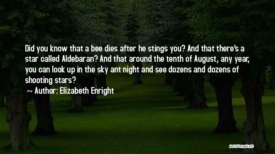 A Shooting Star Quotes By Elizabeth Enright