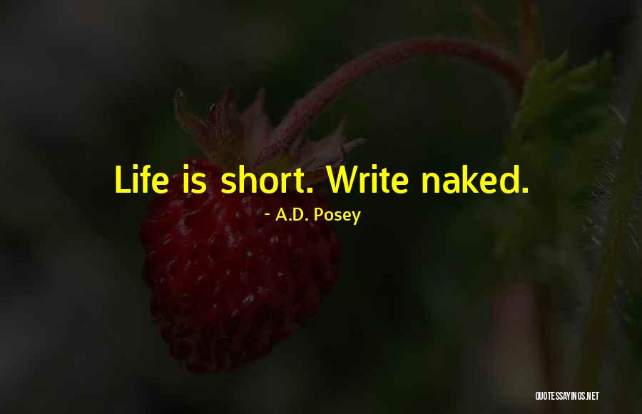 A Short Inspirational Quotes By A.D. Posey