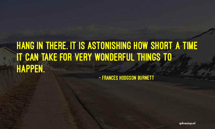 A Short Inspirational Quotes By Frances Hodgson Burnett