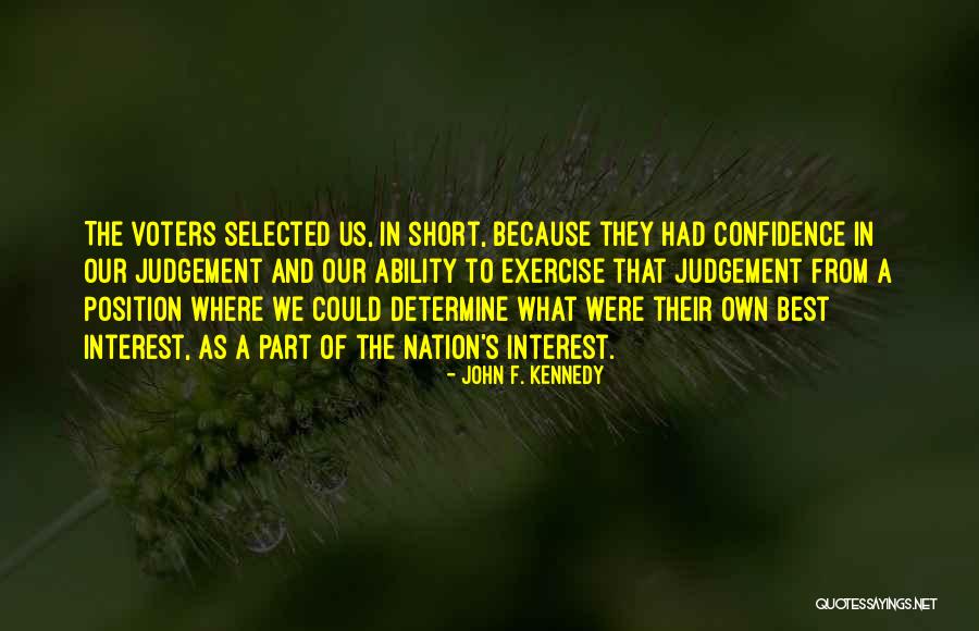 A Short Inspirational Quotes By John F. Kennedy