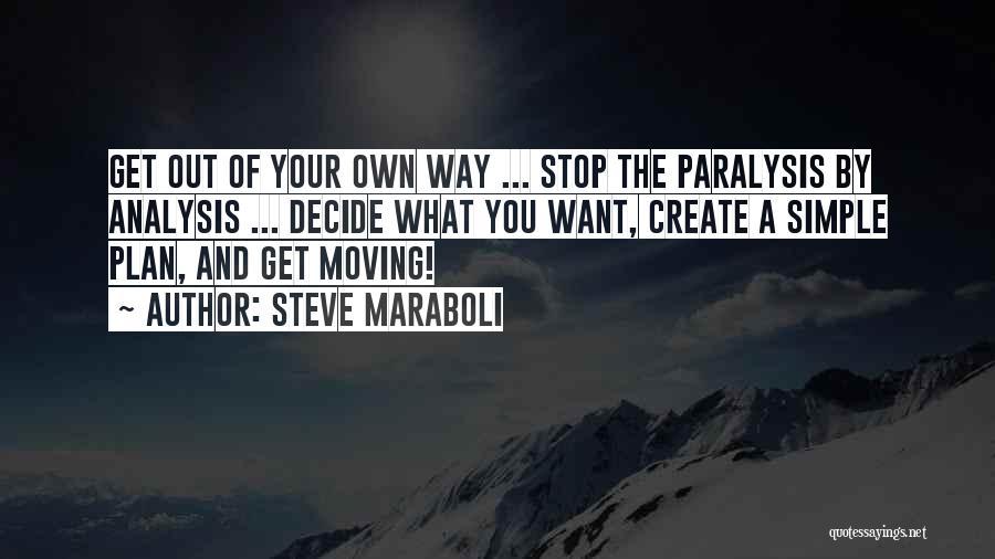 A Simple Plan Quotes By Steve Maraboli