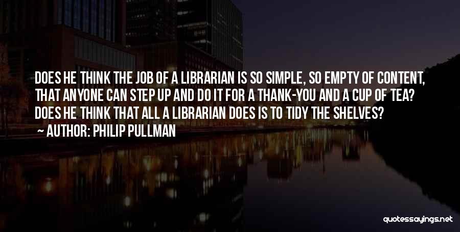 A Simple Thank You Quotes By Philip Pullman