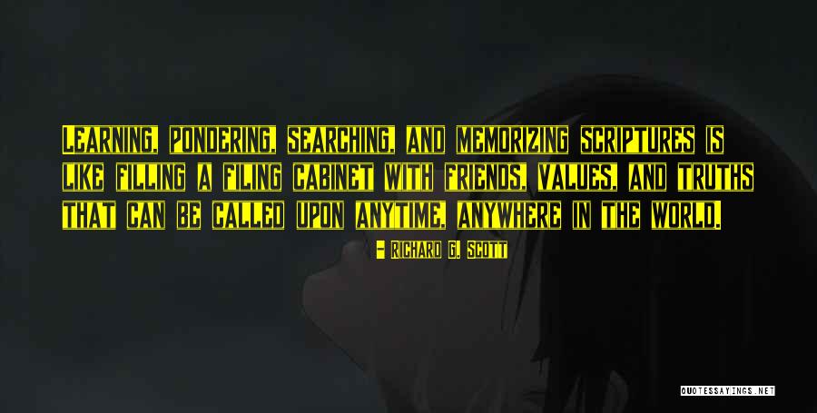 A Singer Of Owls Quotes By Richard G. Scott A Singer Of Owls Quotes By Richard G. Scott