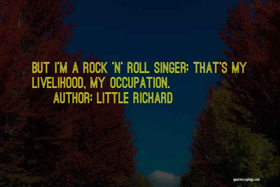 A Singer Quotes By Little Richard