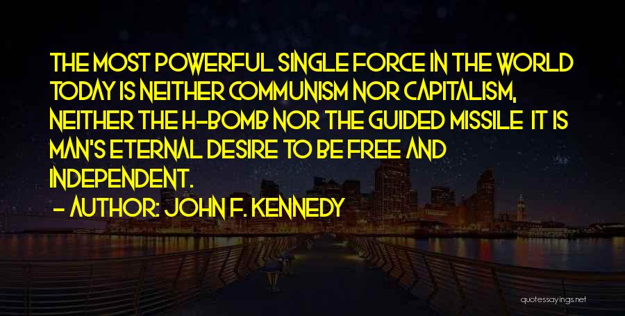 A Single Man Best Quotes By John F. Kennedy