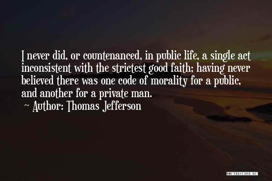 A Single Man Quotes By Thomas Jefferson