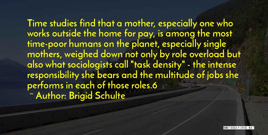 A Single Mother Quotes By Brigid Schulte