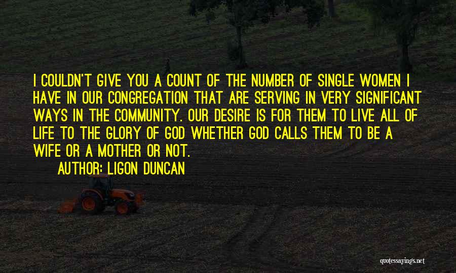 A Single Mother Quotes By Ligon Duncan