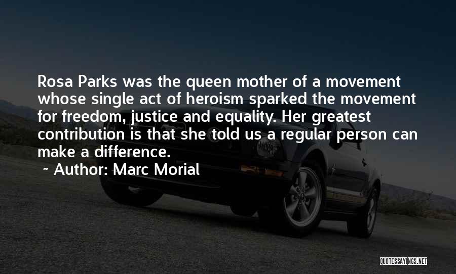 A Single Mother Quotes By Marc Morial