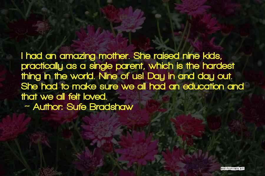A Single Mother Quotes By Sufe Bradshaw