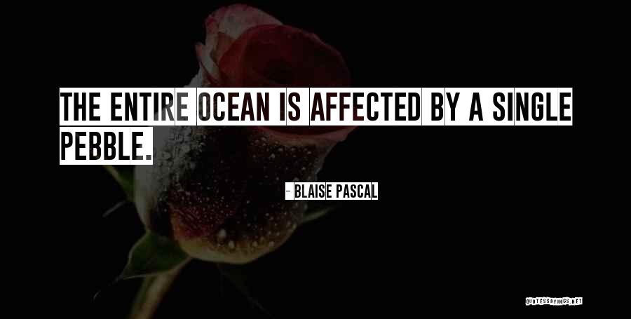 A Single Pebble Quotes By Blaise Pascal A Single Pebble Quotes By Blaise Pascal