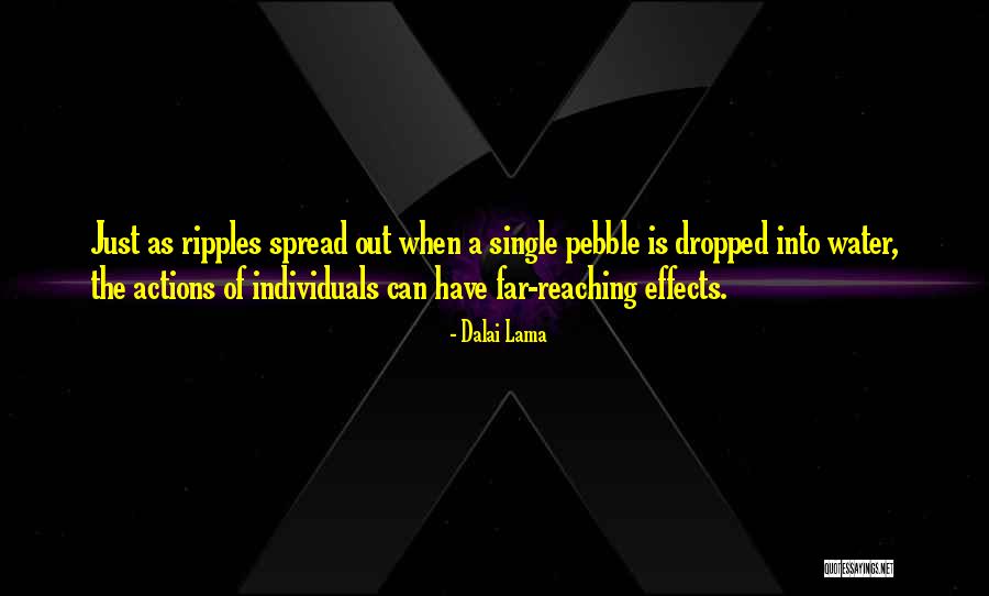 A Single Pebble Quotes By Dalai Lama A Single Pebble Quotes By Dalai Lama