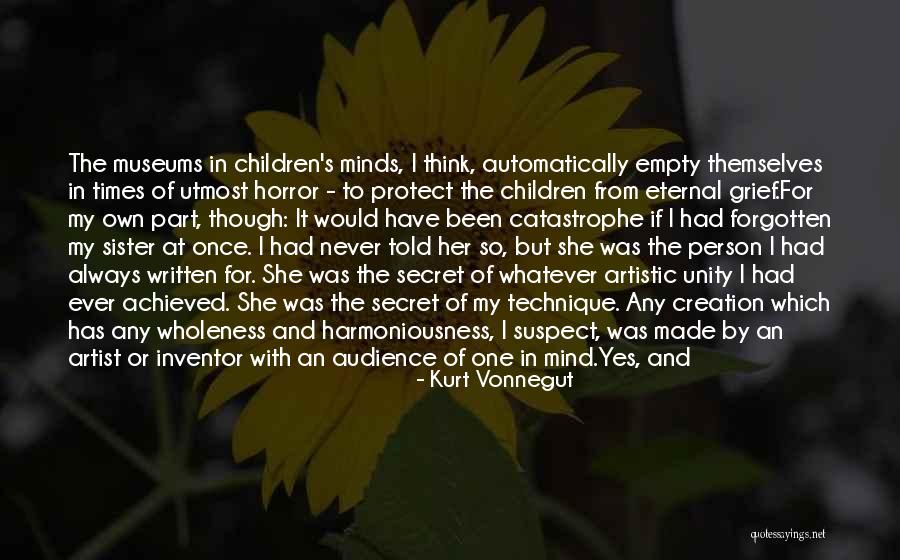 A Sister Who Died Quotes By Kurt Vonnegut