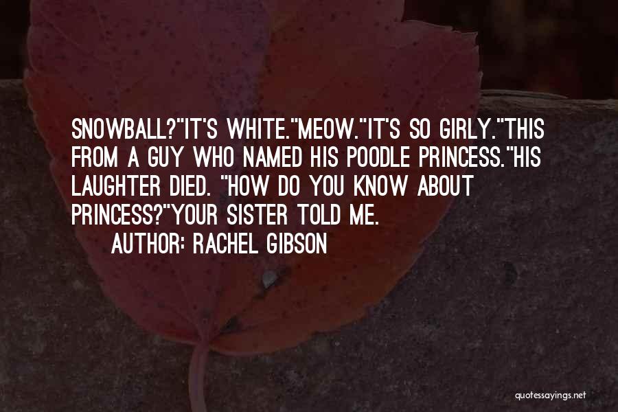 A Sister Who Died Quotes By Rachel Gibson