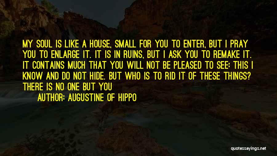 A Small House Quotes By Augustine Of Hippo