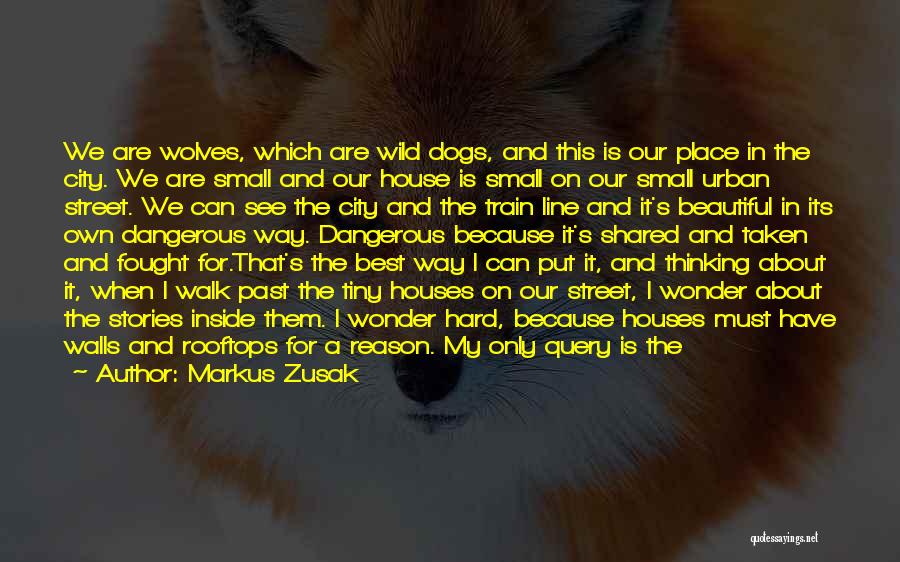 A Small House Quotes By Markus Zusak