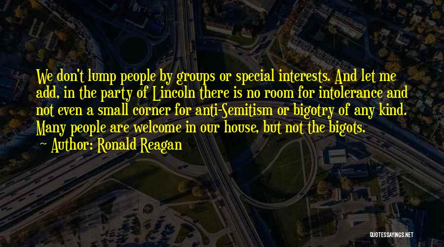 A Small House Quotes By Ronald Reagan