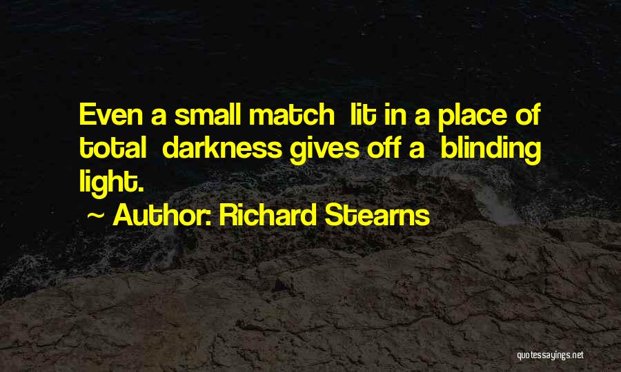 A Small Place Quotes By Richard Stearns