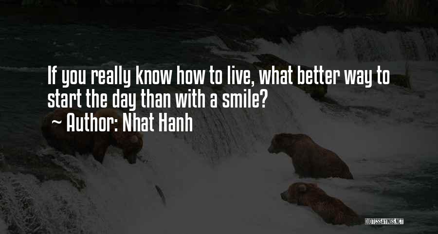 A Smile A Day Quotes By Nhat Hanh