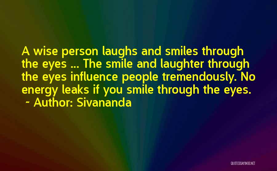 A Smile And Laughter Quotes By Sivananda