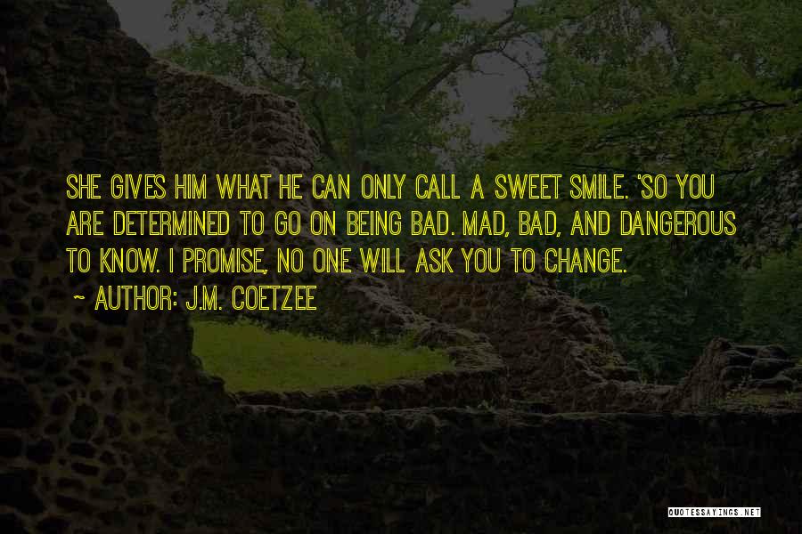 A Smile Can Change Quotes By J.M. Coetzee