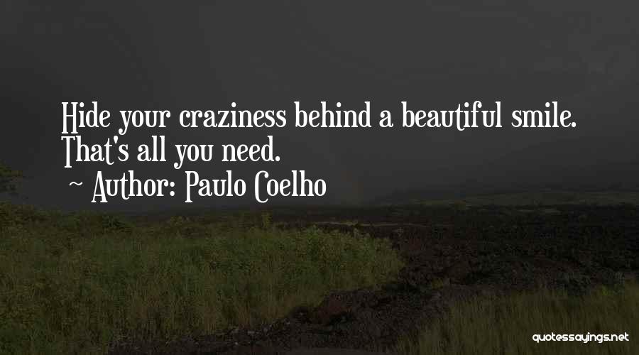 A Smile Can Hide Quotes By Paulo Coelho
