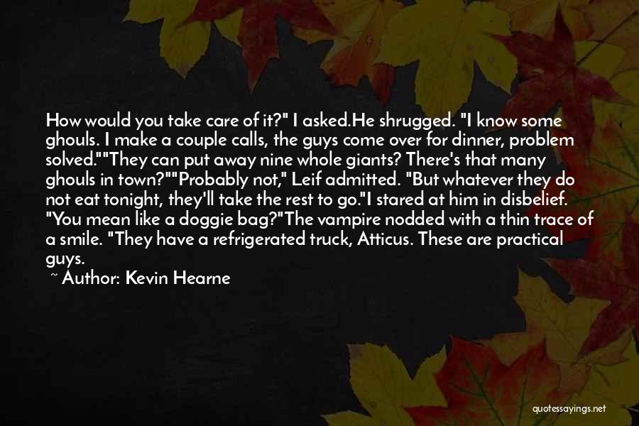 A Smile Can Mean Quotes By Kevin Hearne