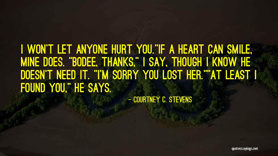 A Smile Can Say Quotes By Courtney C. Stevens