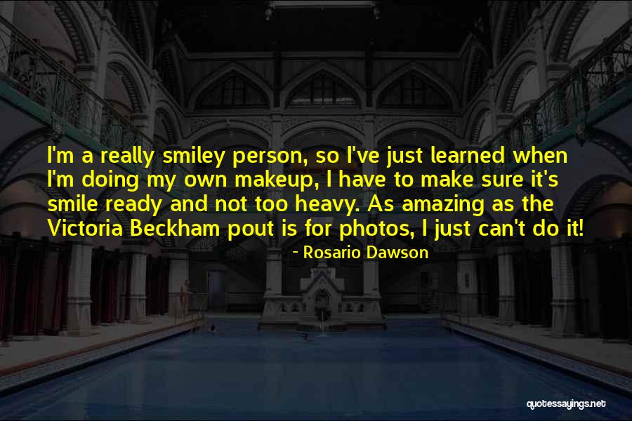 A Smile Is The Best Makeup Quotes By Rosario Dawson A Smile Is The Best Makeup Quotes By Rosario Dawson