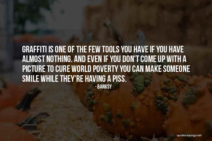 A Smile Picture Quotes By Banksy A Smile Picture Quotes By Banksy