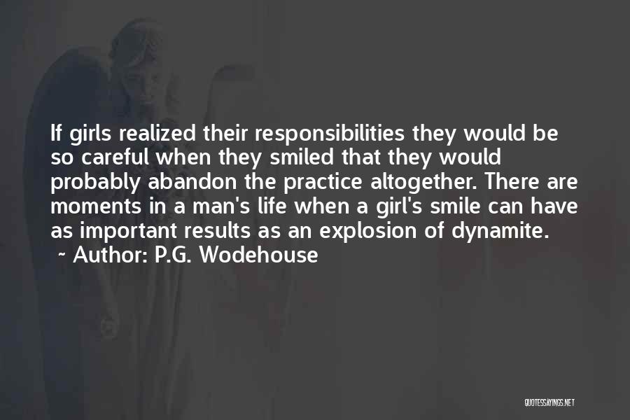 A Smile That Can Quotes By P.G. Wodehouse